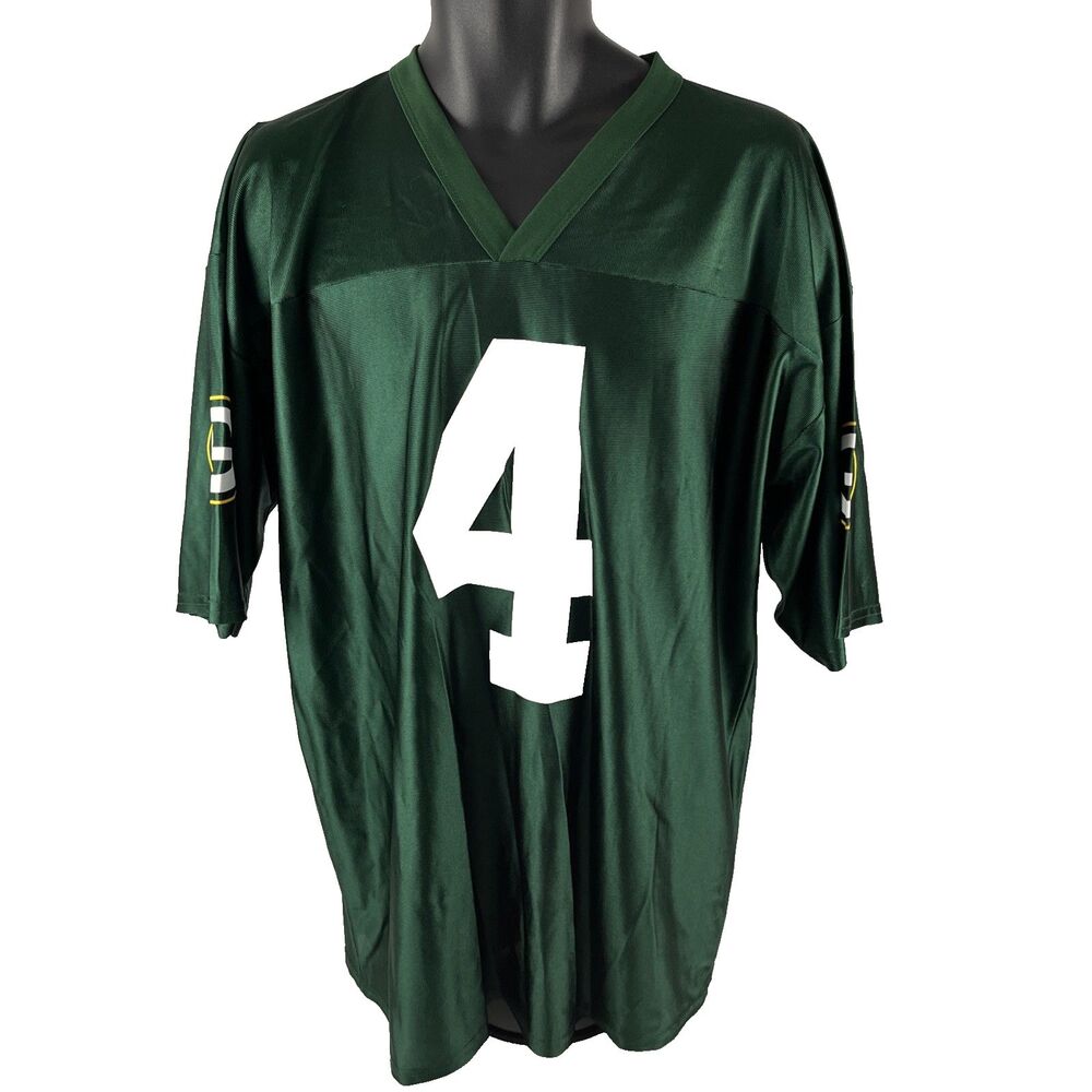 Vintage Mens NFL Team Apparel Green Bay Packers Brett Favre #4 Jersey Size XL